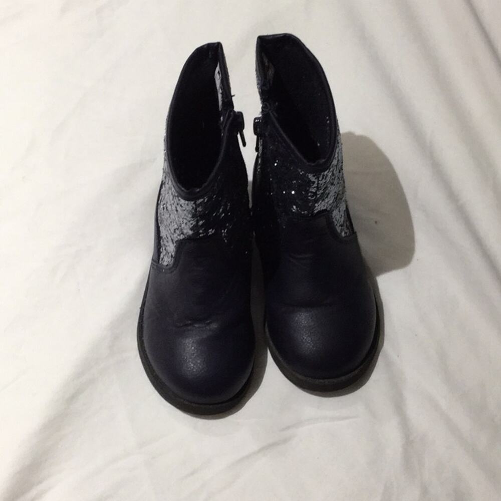 Carters deep navy side zip boot 7 worn once